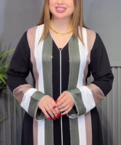 Zoom Fabric Stone Work Borka