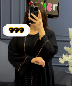 New Turki 2 Party Borka -Black (হিজাব সহ)