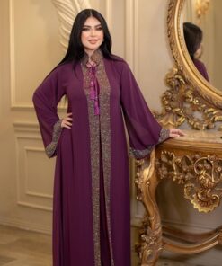 Koti Stone Burkha (Purple)